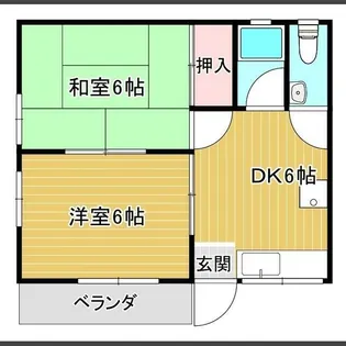 栄太郎マンション【302号室】の間取り