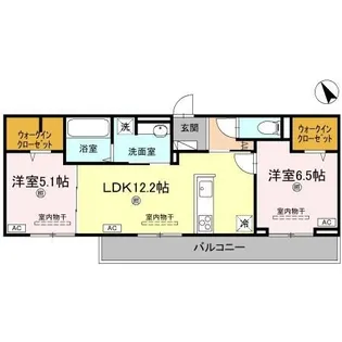 J.リヴェール高松西宝町 A棟【302号室】の間取り