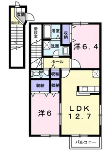 メゾン グレイスフル A【201号室】の間取り