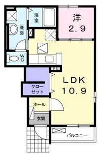 アルカンシェルGⅡ【104号室】の間取り