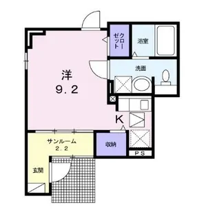 プリムローズ・ヒル【101号室】の間取り