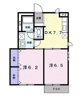 ハイ・フィールド【101号室】の間取り