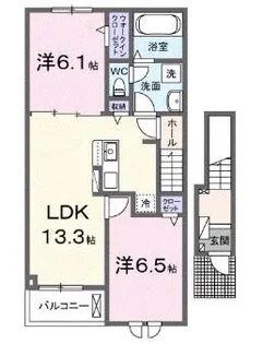 エルピスセラータ【202号室】の間取り