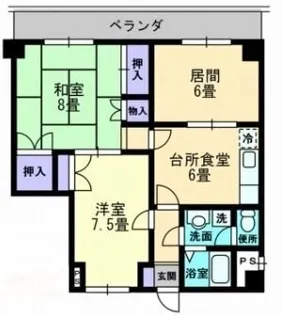 ロゼ三条【603号室】の間取り