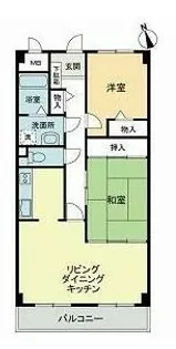 スカール明日香【201号室】の間取り