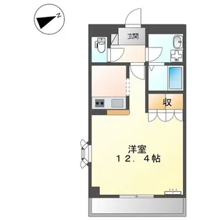 サンシャインフジ【207号室】の間取り