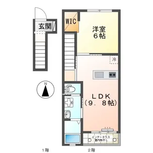 ソラーレ【205号室】の間取り
