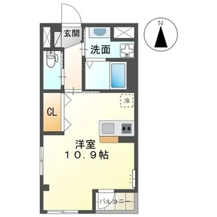 ビタローマ【102号室】の間取り