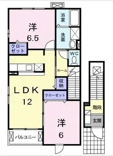 ロイヤルスクウェア 一宮Ⅲ【201号室】の間取り