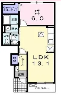 ファミーユM【103号室】の間取り