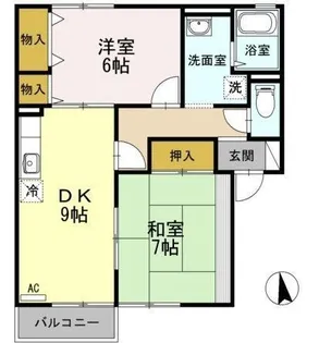 サンガーデン【202号室】の間取り