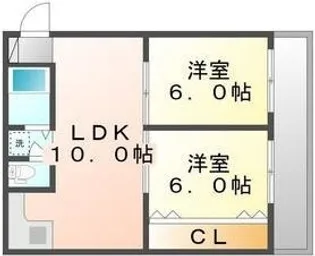 ハイマート屋島【502号室】の間取り