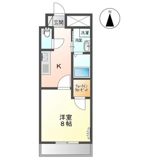 ラッフィナート【103号室】の間取り