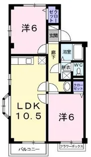 エム エトアール A【202号室】の間取り
