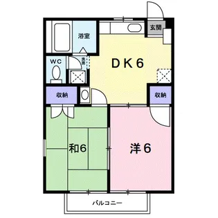 サンルート満濃【102号室】の間取り
