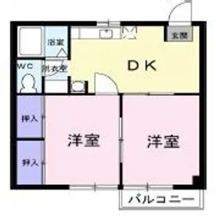 エスポワールロジュマン【101号室】の間取り