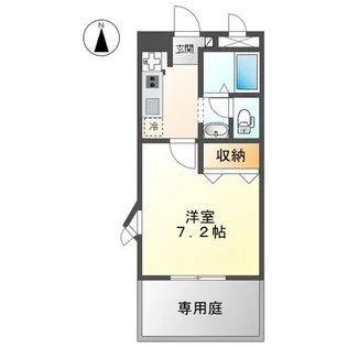 エスポア タカスギ【105号室】の間取り