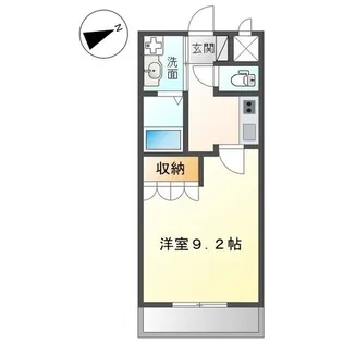 プランドール【205号室】の間取り