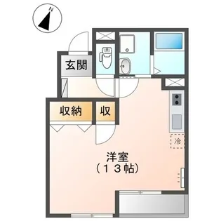 ルフラン【102号室】の間取り