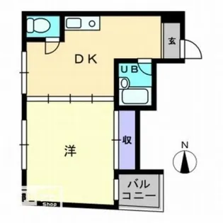 メゾン塩屋【204号室】の間取り