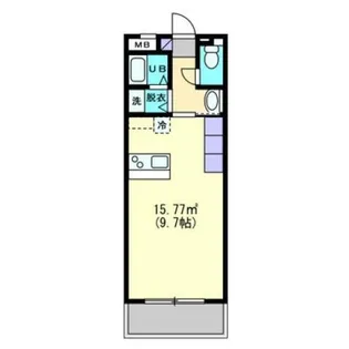 レジデンスM【201号室】の間取り