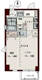コリドール西内町【804号室】の間取り