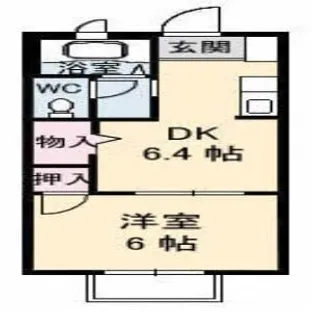 フォブール高崎【105号室】の間取り