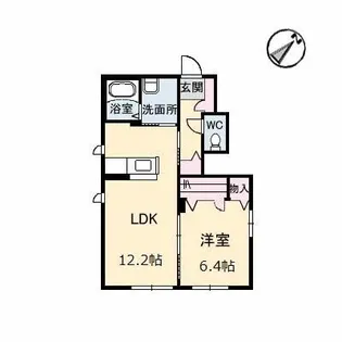 エターナルメゾン【101号室】の間取り
