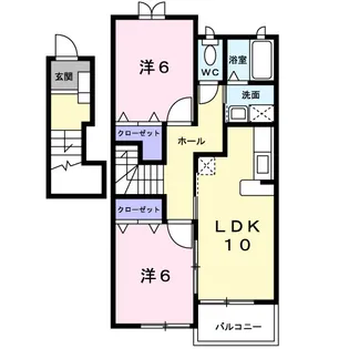 コズミック C【201号室】の間取り
