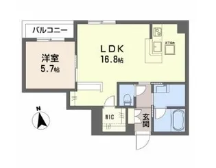 ディアマント番町【105号室】の間取り