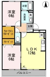 ビッグベアハイツⅡ【202号室】の間取り