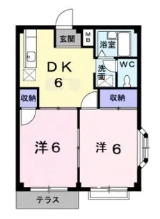 フォレストパークA【101号室】の間取り