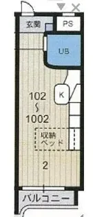 ラ パルフェ ド コリエ【705号室】の間取り