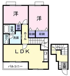 レジデンス F【202号室】の間取り