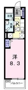 アンジュ【303号室】の間取り