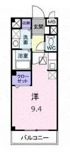 フローラB【105号室】の間取り