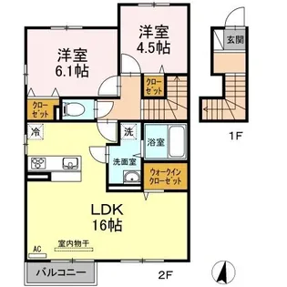 マリッジスター【2階】の間取り