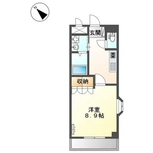 ブエナビスタ【201号室】の間取り