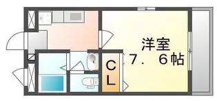 サンコート マナベ【101号室】の間取り
