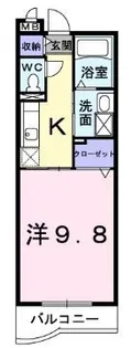 サン ロイヤルガーデンC【301号室】の間取り