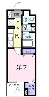 FORST VILLA【203号室】の間取り