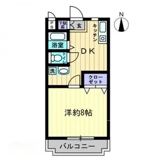 ロビイプライズ【306号室】の間取り