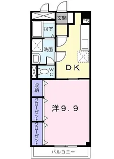 プリムローズ K【103号室】の間取り