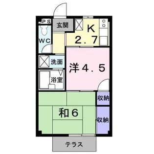 サンマルコ英【103号室】の間取り