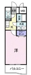 グランディールF【206号室】の間取り