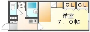 レオパレス華【105号室】の間取り