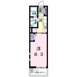 アンジュ【305号室】の間取り