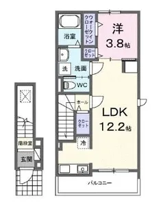 サンフラワー太田駅サイドF【205号室】の間取り