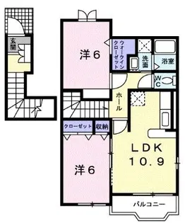 ヴァルトブリーゼ A【201号室】の間取り