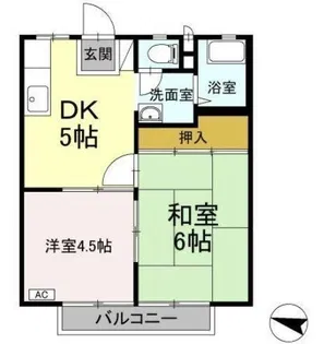 シルキーハイツ【203号室】の間取り